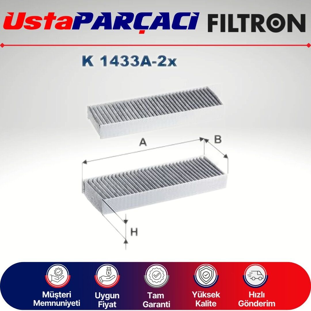 Citroen C4 Karbonlu Polen Filtresi 2021-2026 K1433A-2X