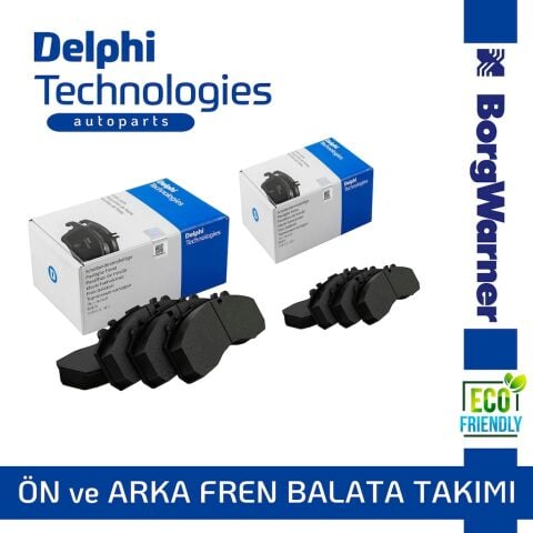 Delphi Ford Fiesta 7 2017-2021 Ön ve Arka Fren Balata Takımı