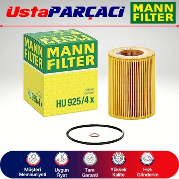 Mann-Filter Bmw 3 Serisi E46 3.30i Benzinli Yağ Filtresi 2000-2005 HU925/4X 11421427908