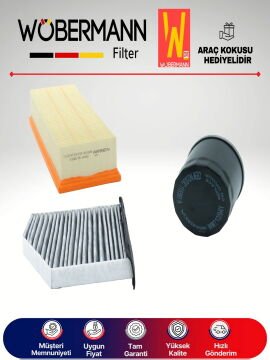 Wöbermann VW Scirocco 1.4 Tsi Filtre Bakım Seti 2009-2014 3KP CAV-CNV-CTH-CTK