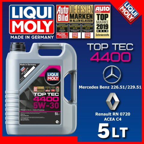 Liqui Moly Top Tec 4400 5W-30 Motor Yağı 5lt. 2322