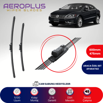 Aeroplus VW Passat CC 2012-2017 Muz Silecek Takımı