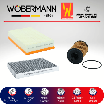 Wöbermann VW Transporter T5 1.9 Tdi Filtre Bakım Seti 2004-2009 3KP AXB-AXC-BRS-BRR