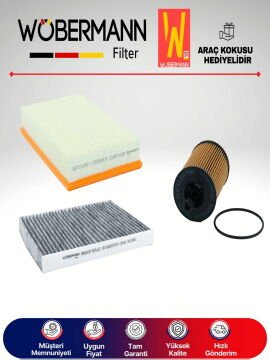 Wöbermann VW Transporter T5 1.9 Tdi Filtre Bakım Seti 2004-2009 3KP AXB-AXC-BRS-BRR