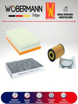 Wöbermann VW Transporter T5 2.0 Tdi Filtre Bakım Seti 2004-2009 3KP AXB-AXC-BRS-BRR