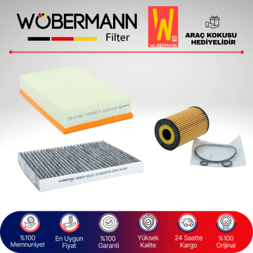 Wöbermann VW Transporter T5 2.0 Tdi Filtre Bakım Seti 2004-2009 3KP AXB-AXC-BRS-BRR