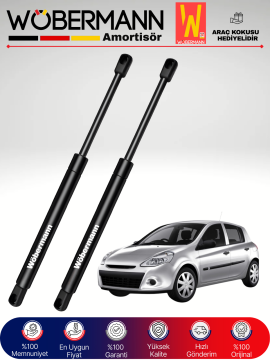Wöbermann Renault Clio 3 III Bagaj Amortisörü Takım Sağ-Sol 2006-2012