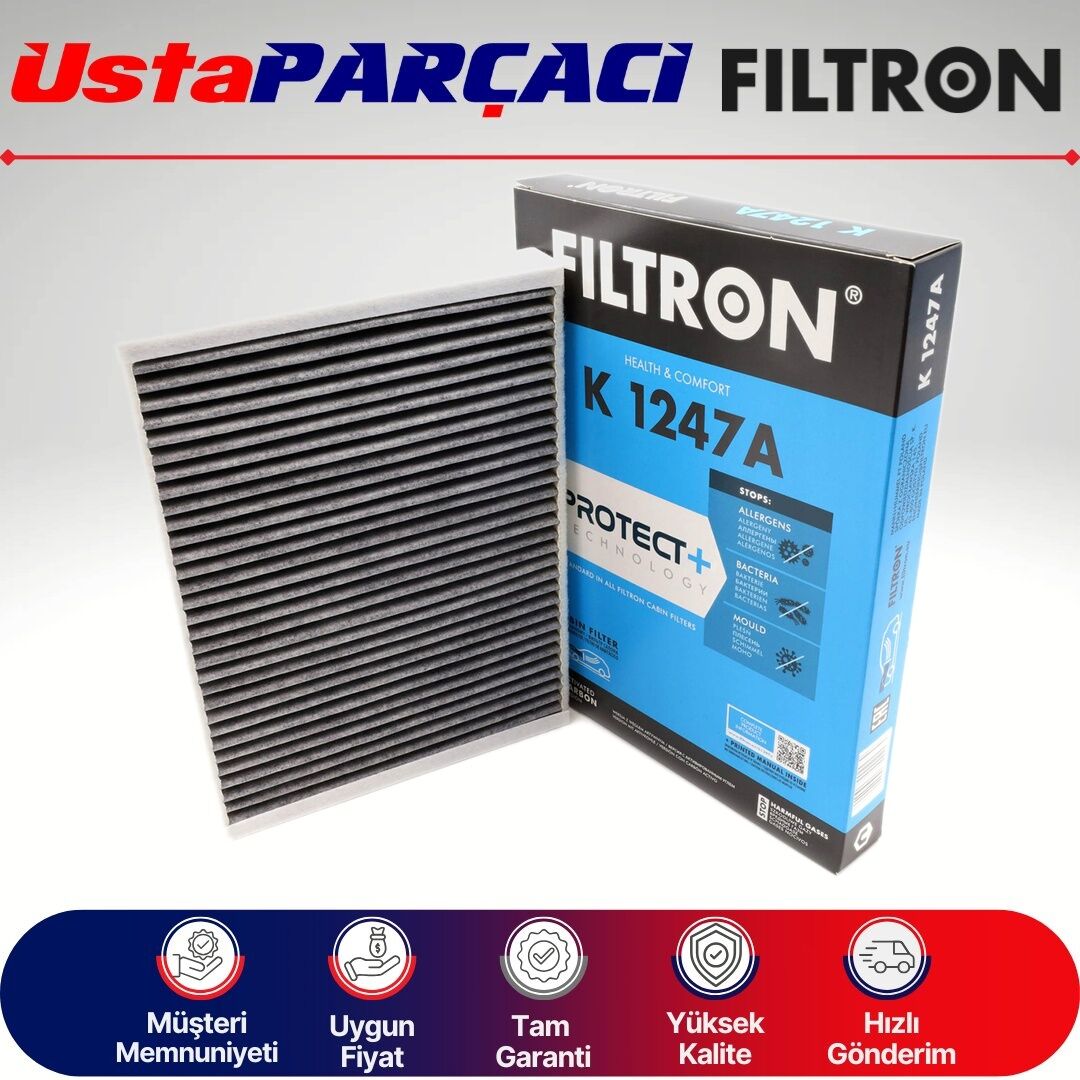 Citroen C5 Karbonlu Polen Filtresi 2009-2015 K1247A