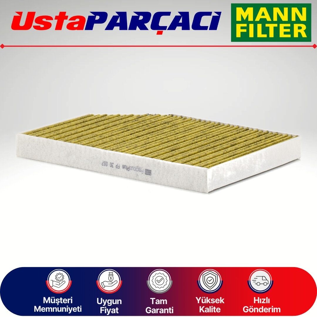 Mann-Filter BMW Z Serisi G29 Anti-Alerjen Karbonlu Polen Filtresi 2019-2024 FP30007 64119382886