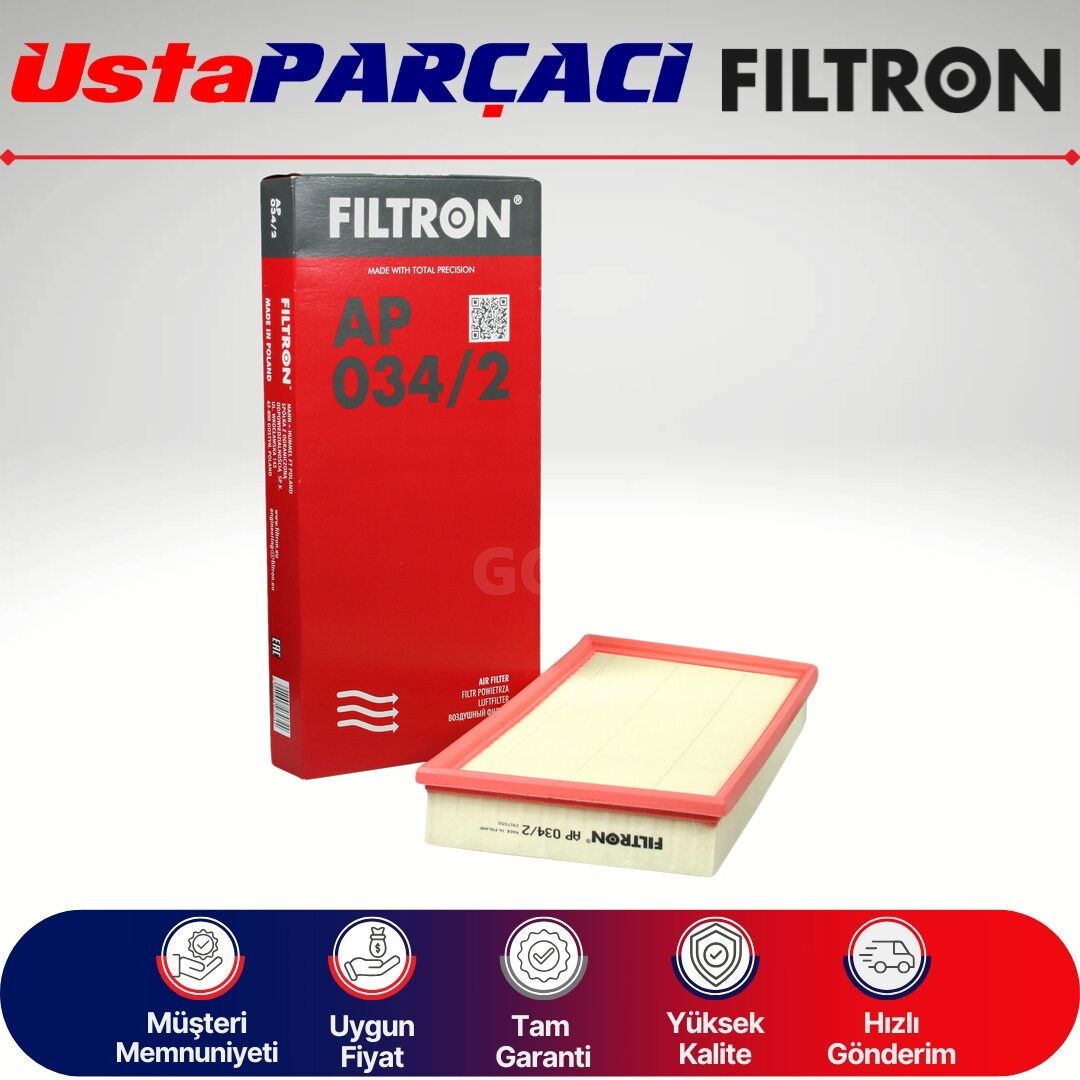Filtron Hava Filtresi AP034/2 6400940204