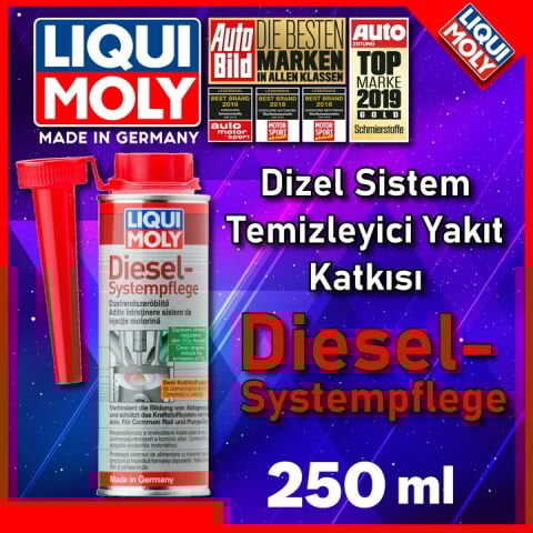 Liqui Moly Diesel Systempflege Dizel Sistem Temizleyici Yakıt Katkısı 250ml. 5139