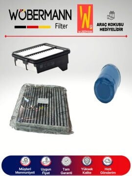 Wöbermann Honda City 1.4 L13Z Filtre Bakım Seti 2009-2011 3KP