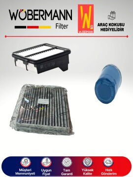 Wöbermann Honda Jazz 1.4 L13Z Filtre Bakım Seti 2009-2014 3KP