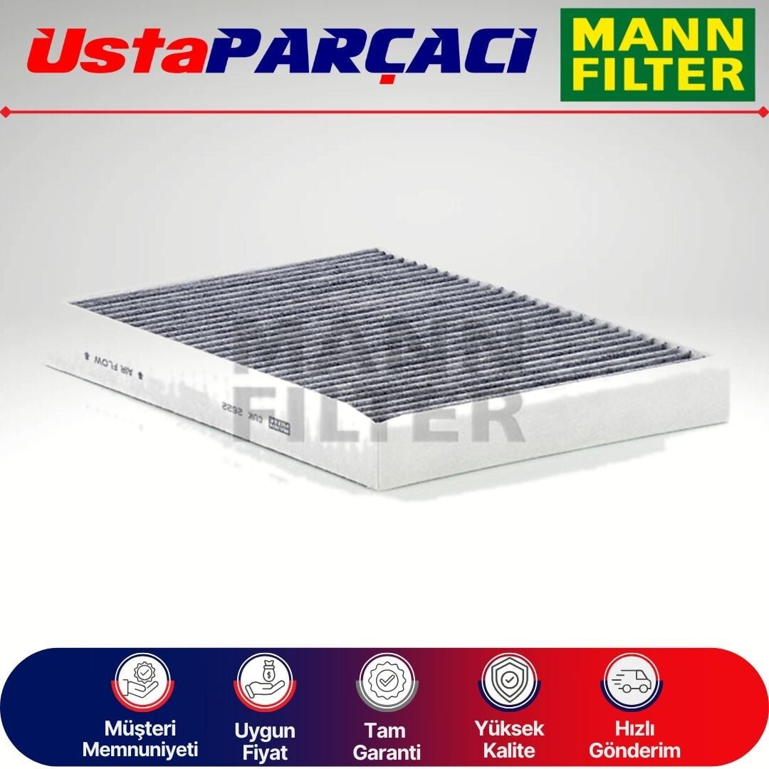 Mann-Filter Chevrolet Captiva Karbonlu Polen Filtresi 2007-2011 CUK2622 22753219