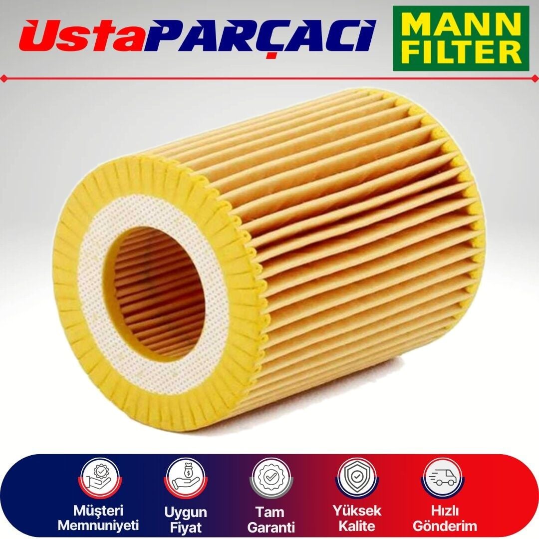 Mann-Filter Bmw 3 Serisi F30 3.20i Ed Benzinli Yağ Filtresi 2012-2016 HU7003X 11427611969