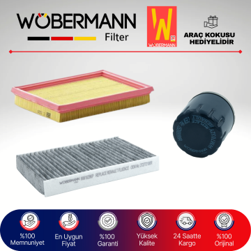 Wöbermann Nissan Juke 1.6 Benzin Filtre Bakım Seti 2011-2018 3KP